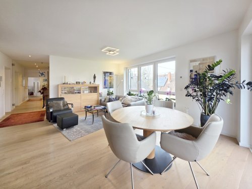 *verkauft* Exklusive Penthouse-Wohnung in Wallerfangen (1) — Wohn-Essbereich