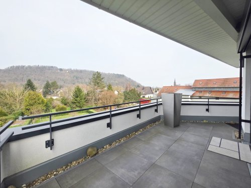 *verkauft* Exklusive Penthouse-Wohnung in Wallerfangen (1) — Terrasse