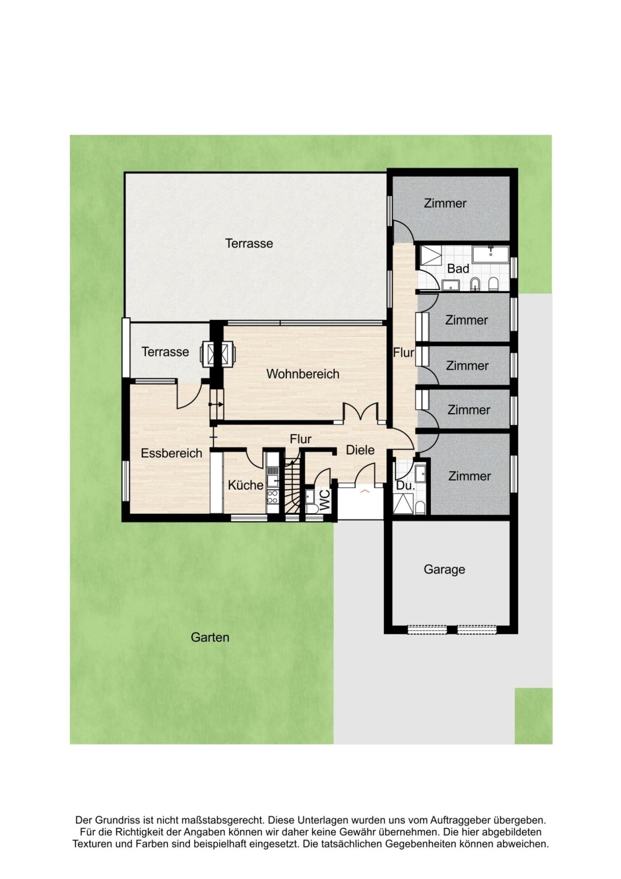 *verkauft* Großzügiger Bungalow in ruhiger Lage von Lebach-Eidenborn (3) — Erdgeschoss