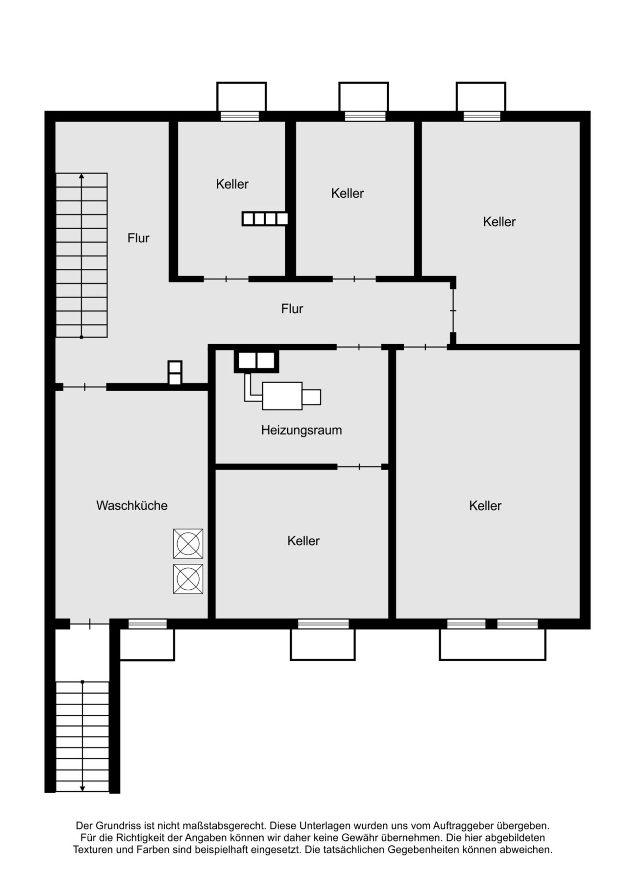 Reihenmittelhaus mit 2 Wohneinheiten in Toplage (2) — Kellergeschoss