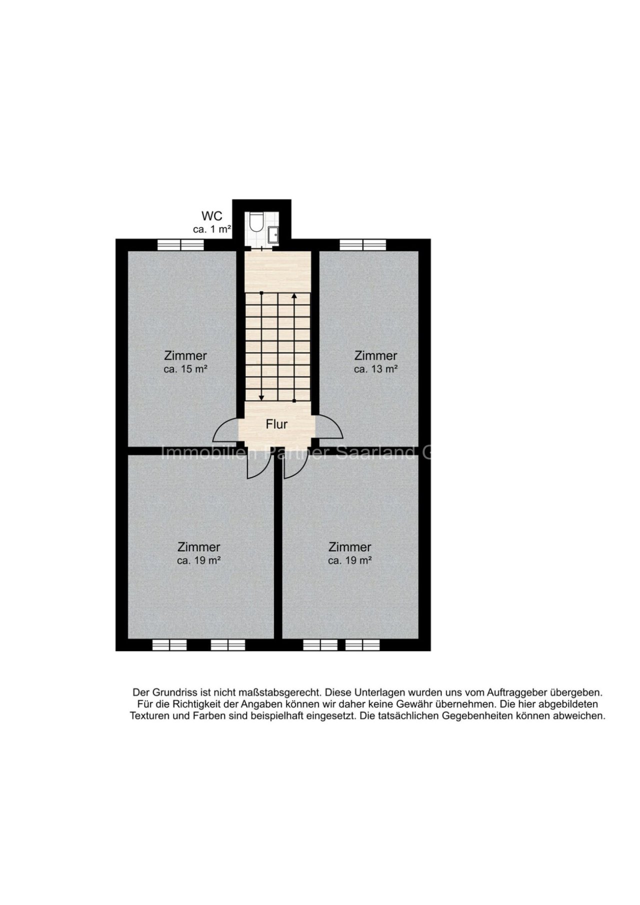 Renovierungsbedürftiges Reihenmittelhaus in VK (13) — Obergeschoss