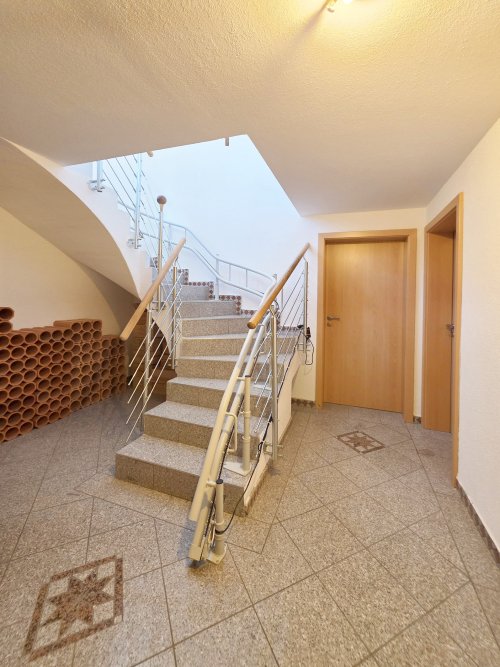 Freistehendes Einfamilienhaus in Auersmacher (27) — Treppenabgang Untergeschoss